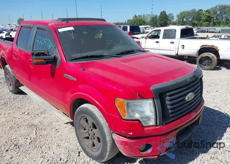 2010 Ford F150 Supercrew из США, поврежденный, VIN 1FTEW1C89AKC18228